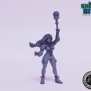 Classic JRPG Miniature Seila Phillipos, 32mm scale 3D printed Tabletop RPG for Dungeons & Dragons, Pathfinder, and more by RN Estudio