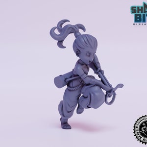 Classic JRPG Miniature Bhesma, 32mm scale 3D printed Tabletop RPG for Dungeons & Dragons, Pathfinder, and more by RN Estudio