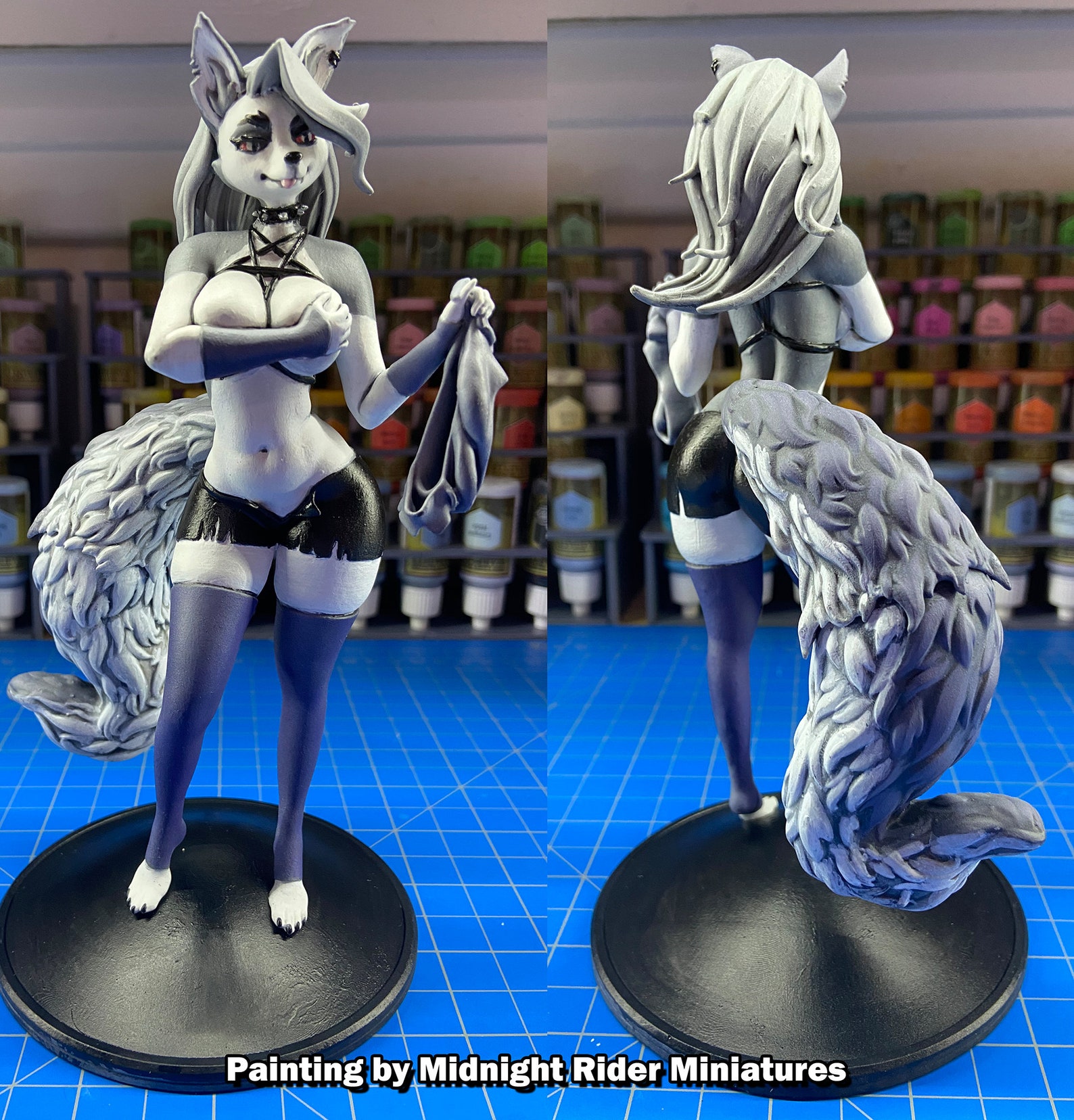 Sexy Loona From Helluva Boss Fan Art Pin Up Figurine 3d Etsy Free