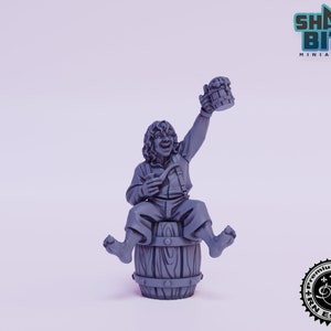 Against the Shadows Pip Miniature, 32mm scale 3D printed Tabletop RPG for DnD, Pathfinder, and more by RN Estudio