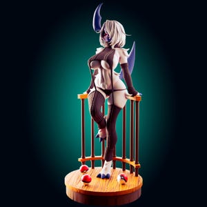 Figurka Bad Luck Girl Pin Up | Wydruk 3D z żywicy | Zestaw modelarski | Zestaw garażowy | autorstwa oficera Rhu