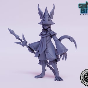 Classic JRPG Character Miniature Thalil, 32mm 3D printed Tabletop RPG for Dungeons & Dragons, Pathfinder, and more by RN Estudio