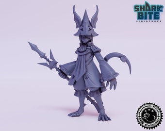 Classic JRPG Character Miniature Thalil, 32mm 3D printed Tabletop RPG for Dungeons & Dragons, Pathfinder, and more by RN Estudio