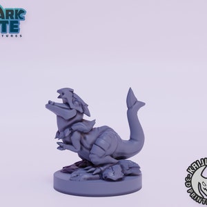 Kaijumon Tyrunt 3D Printed Miniature | Designed by Kaijumon Miniatures | Resin Printed | Unpainted Miniature