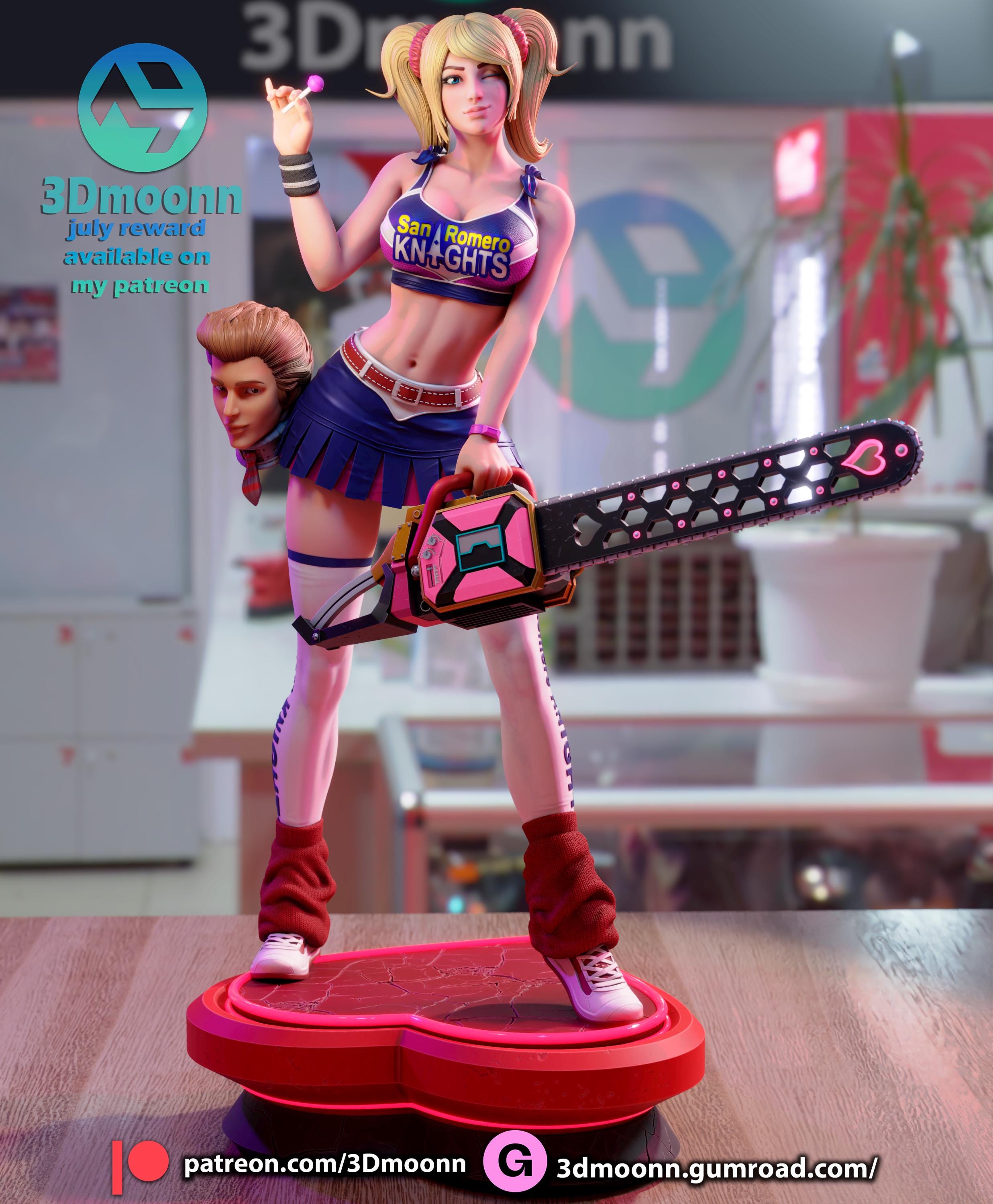 ロリポップチェーンソー ガール　フィギュア Lollipop chainsaw figure - Etsy 日本