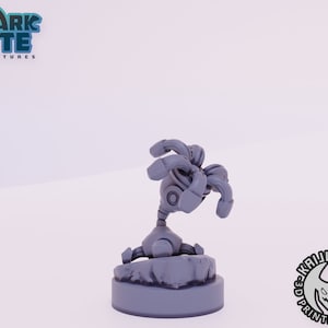 Kaijumon Lileep 3D Printed Miniature | Designed by Kaijumon Miniatures | Resin Printed | Unpainted Miniature