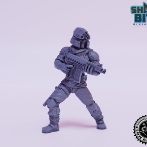 Classic JRPG Miniature Soldier of the Order, 32mm scale 3D printed Tabletop RPG for Dungeons & Dragons, Pathfinder, and more by RN Estudio