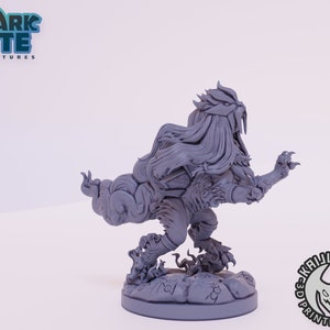 Kaijumon Entei 3D Printed Miniature | Designed by Kaijumon Miniatures | Resin Printed | Unpainted Miniature