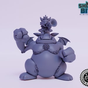 Classic JRPG Character Miniature Sid, 32mm scale 3D printed Tabletop RPG for Dungeons & Dragons, Pathfinder, and more by RN Estudio