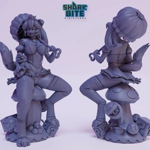 Puppy Princess Pin Up Figurine | 3D Resin print | Model Kit | Garage Kit | by Anyone