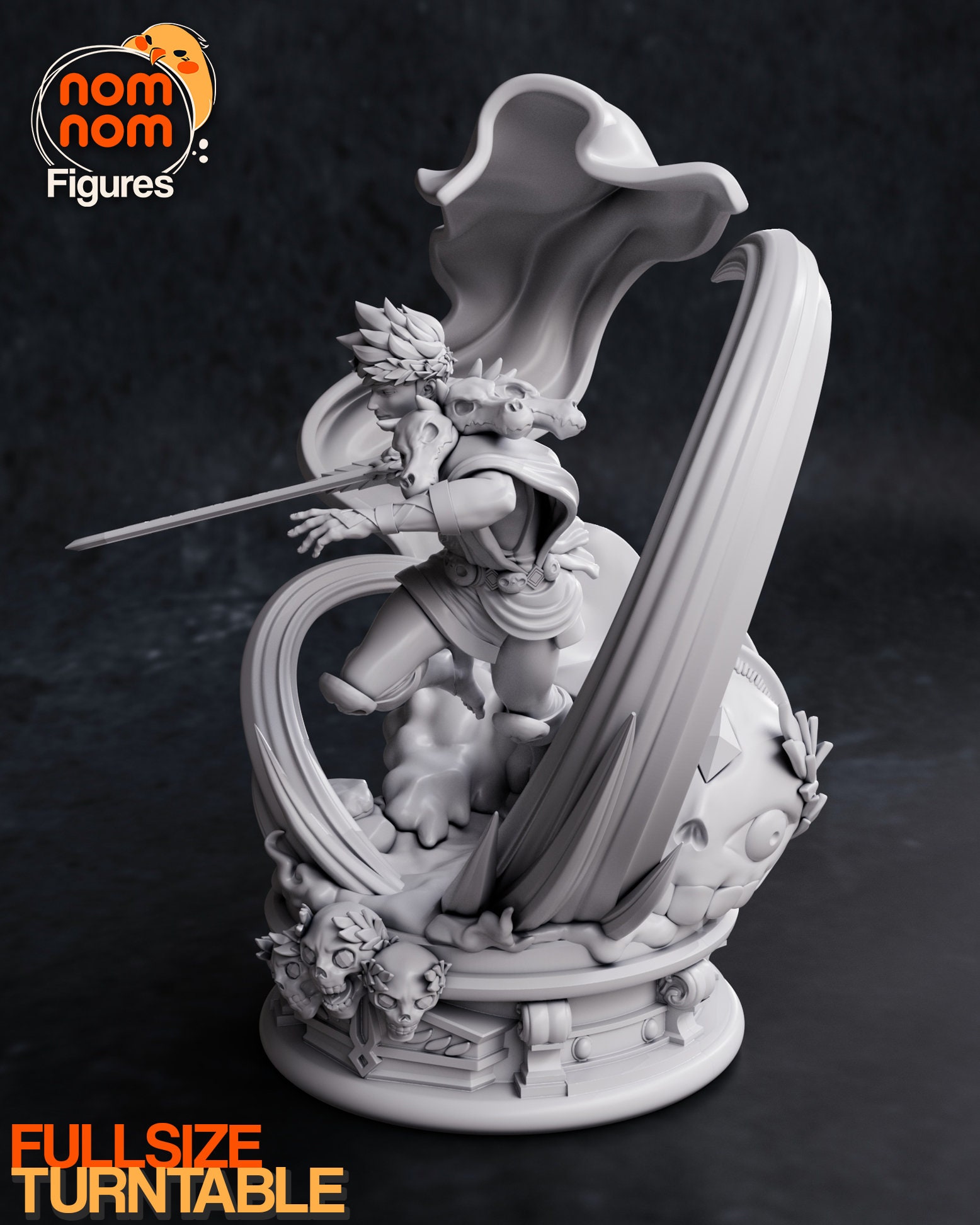 Hellbound Hero 3D Printed Statue Fan Art | Garage Kit | Model Kit ...