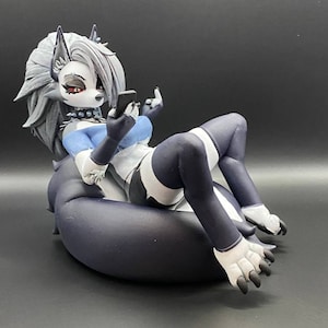 Sitting Hellhound Fan Art Pin Up Figurine | 3D Resin print | Garage Kit | by General Buta