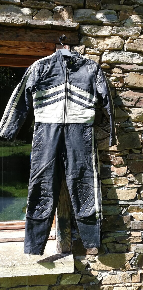 leather motorcycle suit