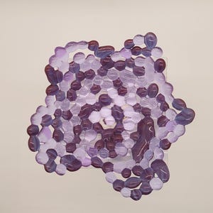 Abstract Hand-Made Glass Trinket Dish