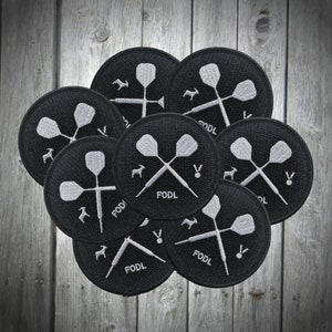 FODL embroidered iron-on patch