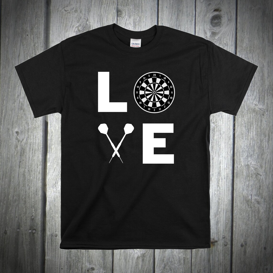 LOVE Darts Shirt Dart Lover Shirt, Dart Player Shirt, Dart League Shirt