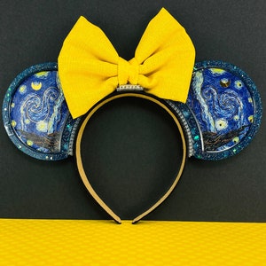 Starry Night Mouse Ears - Van Gogh - Painting - Customizable - Disneybound