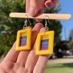 The Prom Musical Playbill Earrings - Broadway Musical - Theatre Kid - Handmade