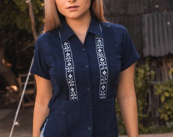 Women S Guayabera Etsy Women S Guayabera Etsy