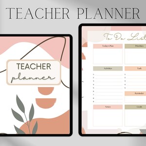 Teacher Planner Digital | Digital Teacher Planner | Goodnotes Planner | iPad Planner| Teacher Planner |Teacher Lesson Planner |Daily Planner