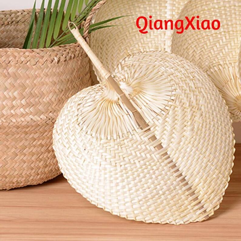Palm Leaf Hand Fan Fan Decor Anahaw Fans Buri Fans Beach Etsy