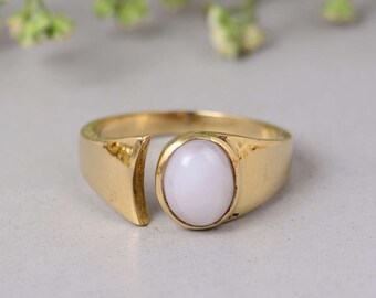Genuine Moonstone Ring, Moonstone Silver Ring, Handmade Moonstone Ring, Moonstone Ring, Boho Ring, Moon Stone Ring, Rainbow Moon stone Ring