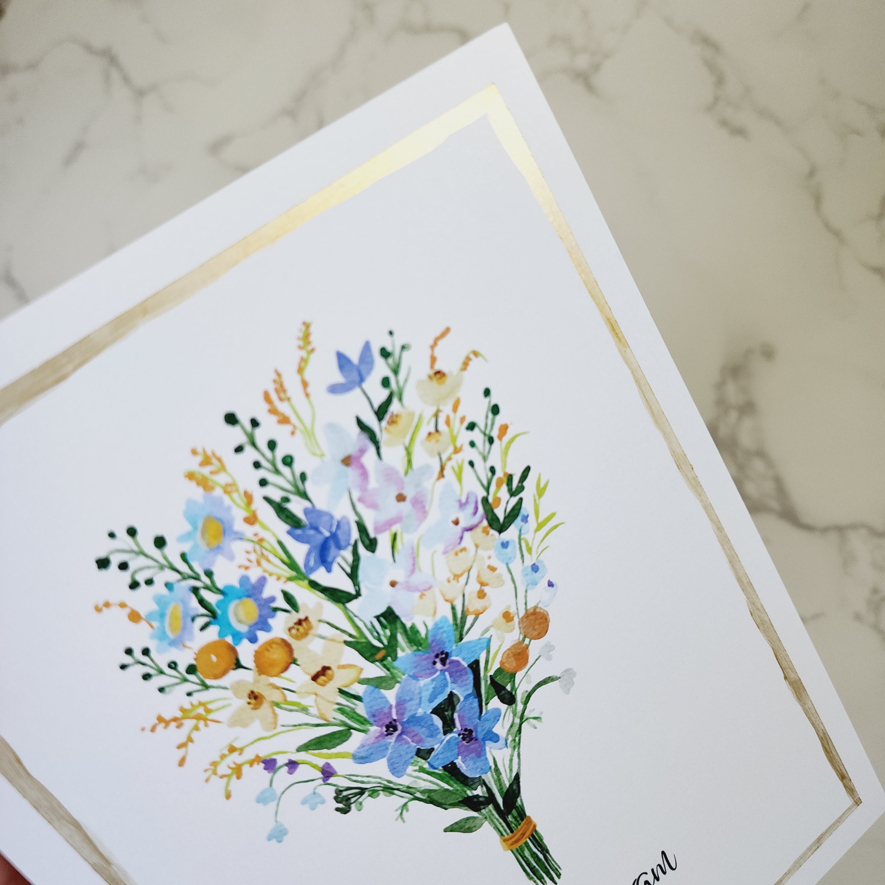 Hand-painted Thank You Serbian Card Serbian Greeting Card - Etsy