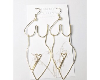 Feminine Body earrings
