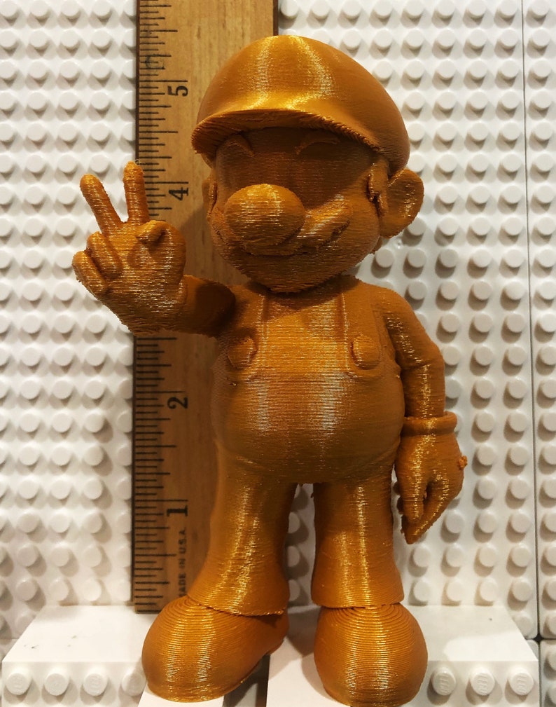5 Super Mario Standing Model STL and Gcode File for Etsy