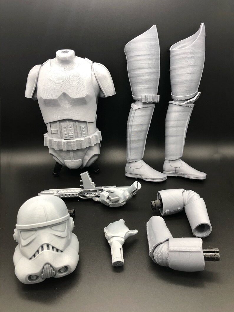 3d printed storm trooper armor