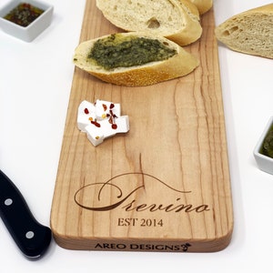 Personalized Cheeseboard,Engraved Serving Tray,Kitchen Gift,Housewarming Gift,Wedding Gift,Charcuterie,Meat & Cheese,Brunch Board,Tapas Tray