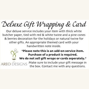 Gift Wrapping &Geschreven Kaart Add-On