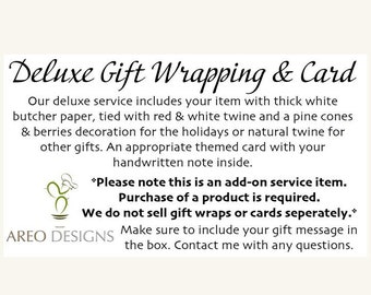 Gift Wrapping & Written Card Add-On