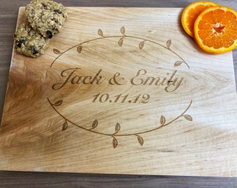 Personalized Cutting Board,Engraved Board,Kitchen Gift,Housewarming Gift,Wedding Gift,Anniversary Gift,Closing Gift,Boho Wedding,Couple Gift