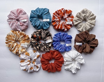 Prints & Patterns - Regular and XL Scrunchie - Hair Accessory - Elastic