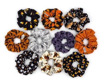 Fall Cotton Collection Oversized Scrunchie - Extra Large - Hair Accessory - Elastic
