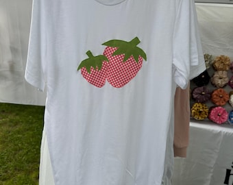 Strawberry Applique Shirt