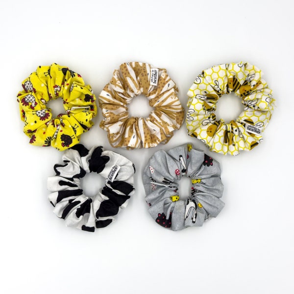 Animals - Regular and XL Scrunchie - Hair Accessory - Elastic