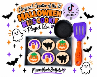 3D Printed Halloween Cookie Playset | Pretend Baking Toy for Kids