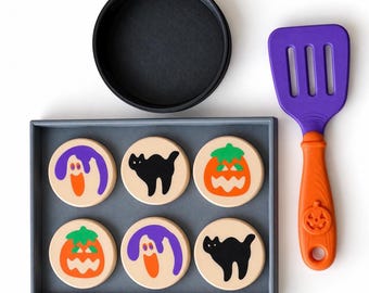 3D Printed Halloween Cookie Playset | Pretend Baking Toy for Kids