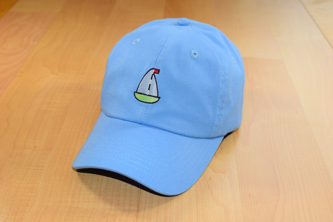 Blue Golf Logo Hat Golf Apparel Light Blue Island Greens Etsy