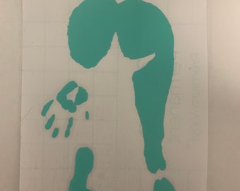 butt painting on canvas