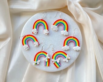 Rainbow Earrings, Perfect Teacher Gift | Pride Earrings