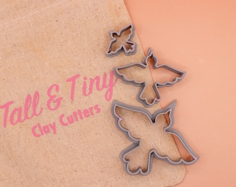 Bird Polymer Clay Cutters, Animal Clay Cutters, Small bird cookie cutter, polymer clay cutter, Bird Fondant cutter