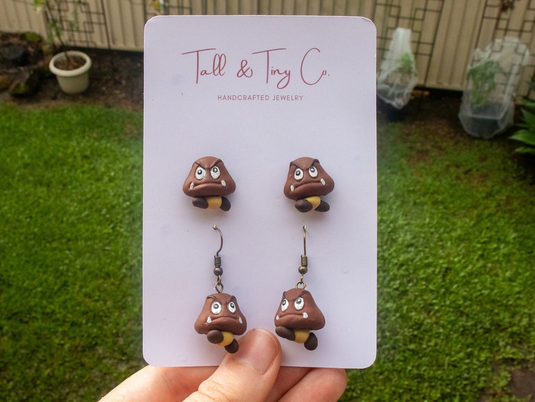 90's Earrings Video Game Earrings Gamer Earrings Novelty Earring Weird