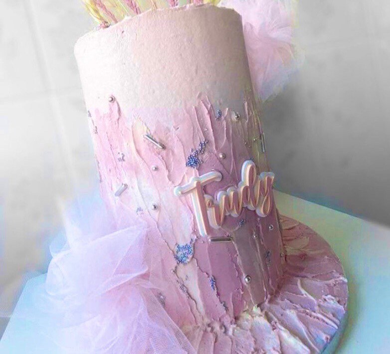 Cake Charms- Name charm- Birthday