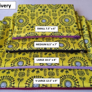 Wet/Dry Bag, Waterproof and Super Lightweight - Yellow Doodles