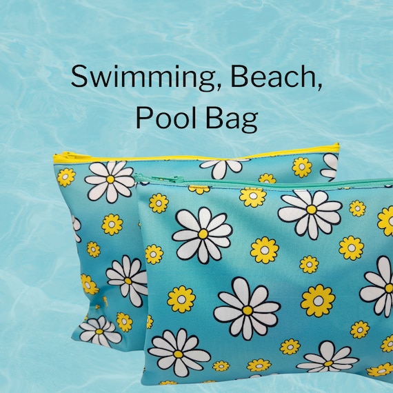 Swimming Costume Bag Kids Swim Bag Beach Bag Waterproof Bikini Bag Daisy Print Stylish and Fun Etsy