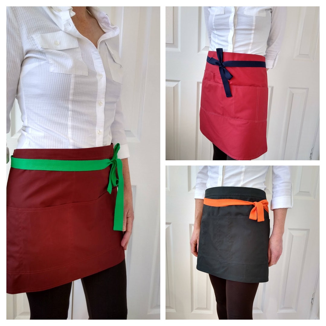 Waxed Cotton Waist Apron/unisex/waterproof/detachable Etsy UK