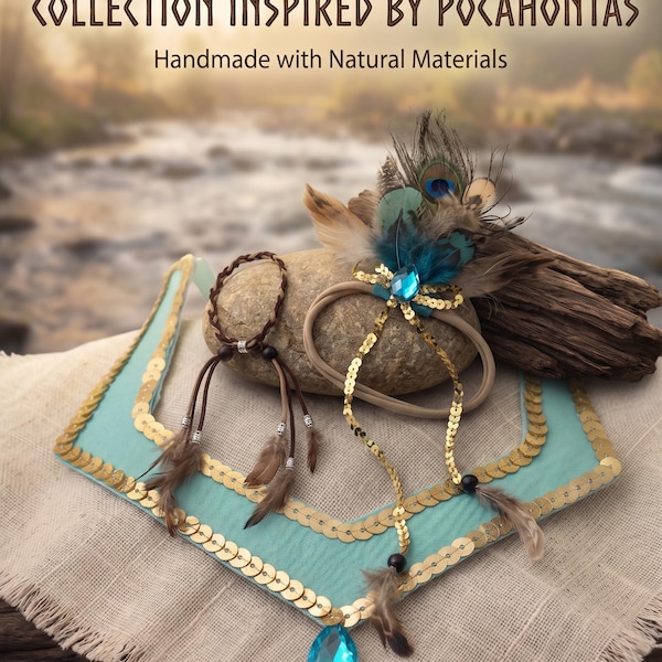 Pocahontas-Inspired 3-Piece Costume Accessory Set